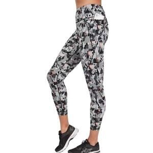 Sweaty Betty The Power 7/8 Length Elephant Camo High Rise Legging Black XXS
